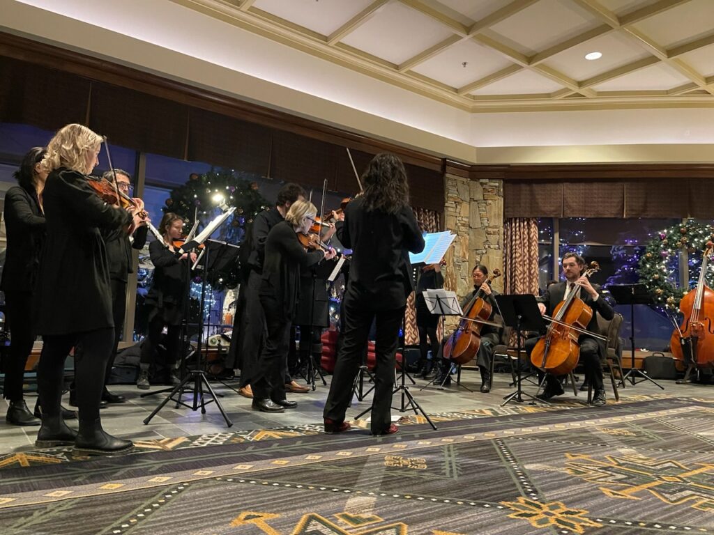 2022 Christmas concert in Fairmont Chateau Whistler